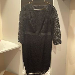 Black lace dress